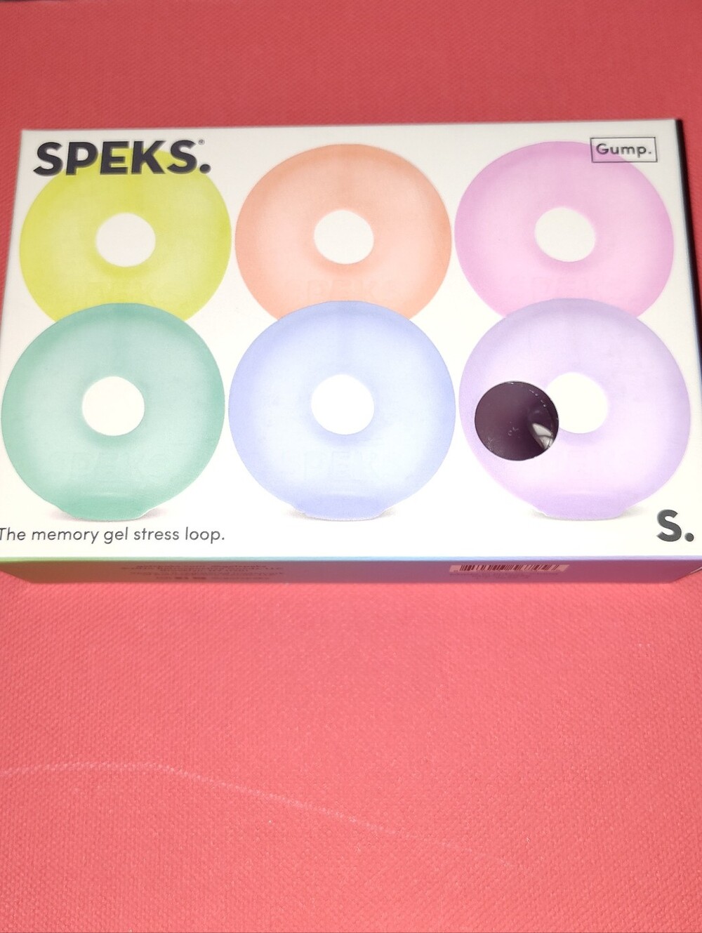 🔥 Authentic SPEKS Memory Gel Stress Loops - Multicolor Set- 6 Pack